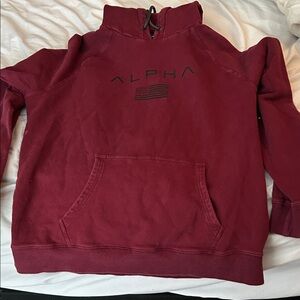 Alpha‎ Maroon Hoodie